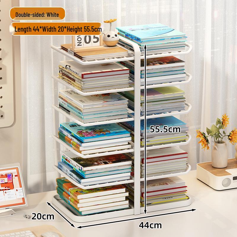 Desktop Book Organizer and Storage Rack