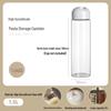 High Borosilicate Glass Kitchen Storage Jar - Dustproof & Moistureproof for Cereal, Pasta, Noodles, and More