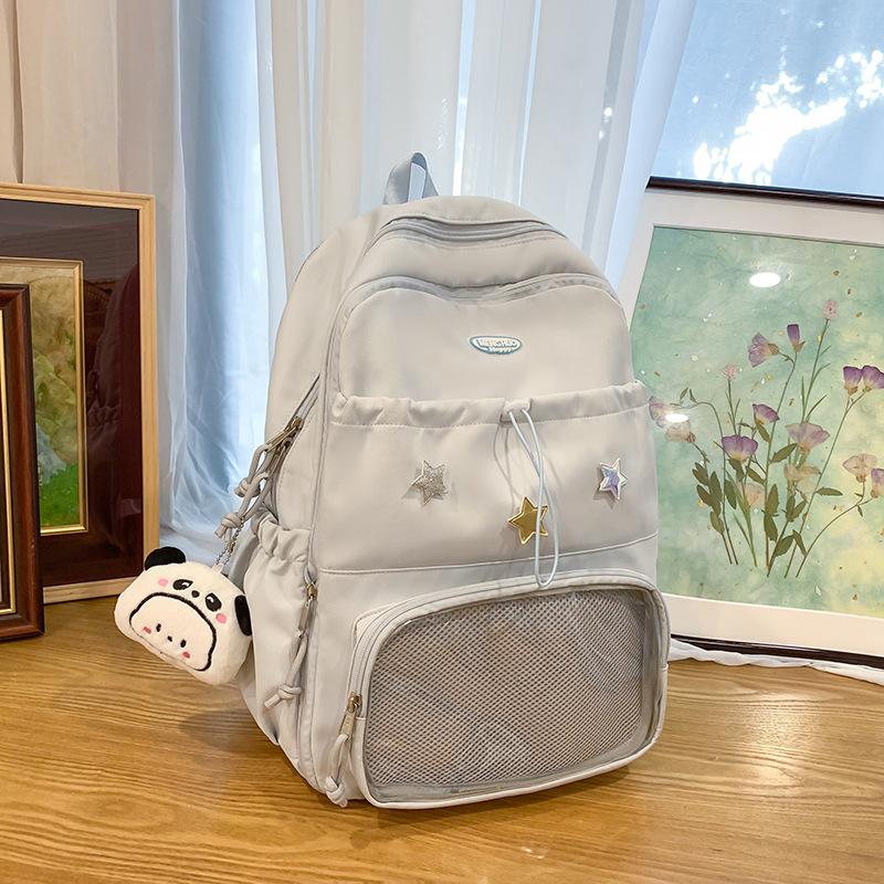 New Backpack Japanese Ins Campus Pain Bag Jk Student School Bag Girls Large Capacity Removable Backpack
