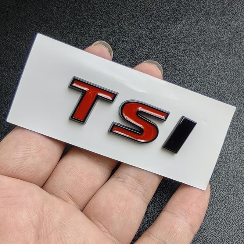 3D ABS TSI Bil Logo Emblem Bil Bagasjelokk Merke Dekal