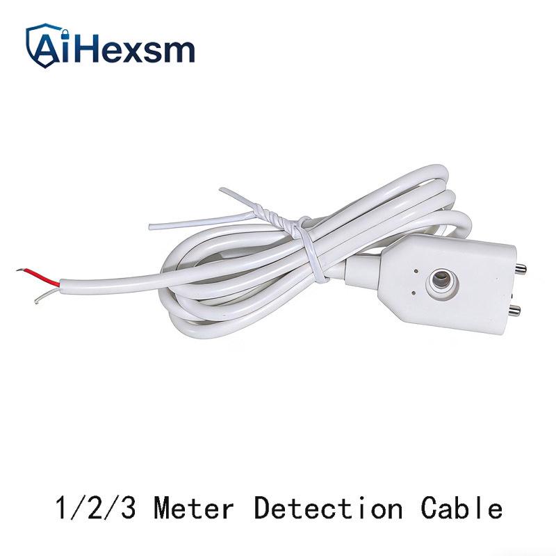 Wired Water Leakage Alarm Sensor with 1/2/3m Cable - 12-24V Bimetal Detection