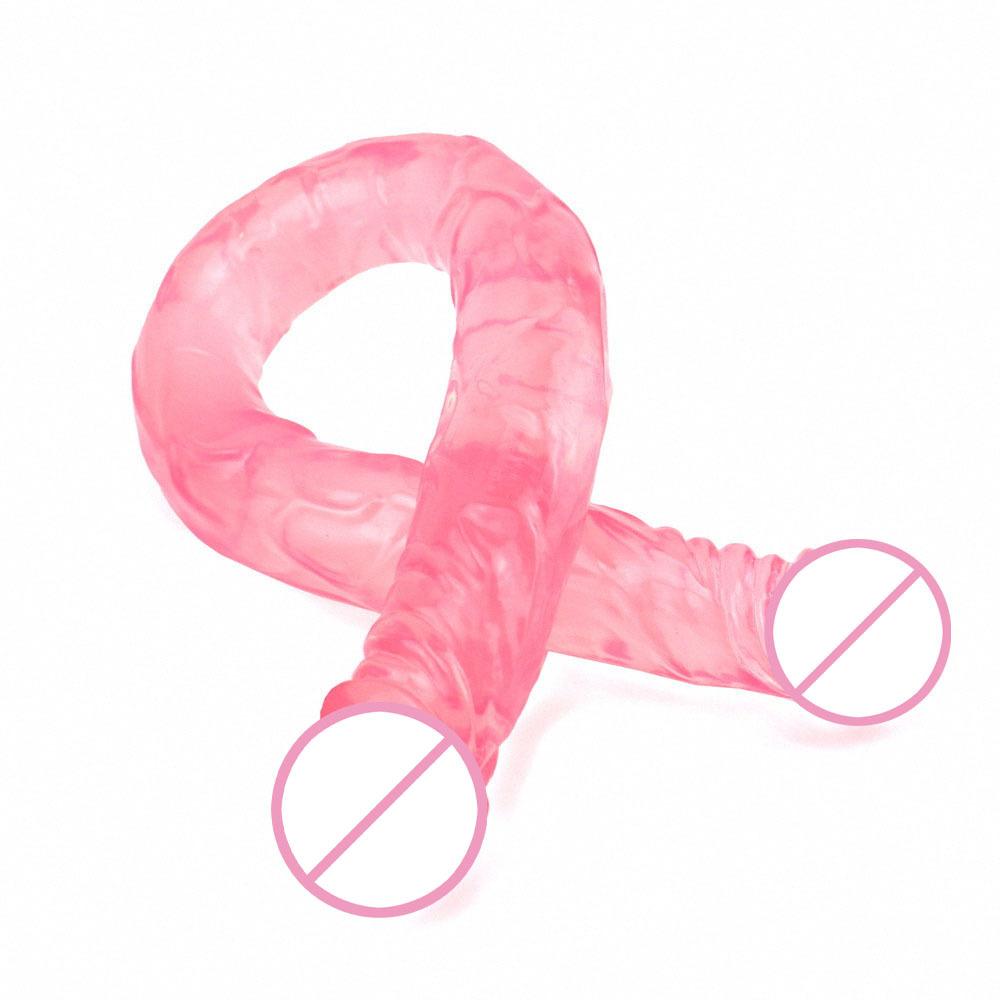 55cm Double Dildo Female Masturbator Sex Toys Realistic Penis Fisitng Big Dick Anal Plug Slave Femdom