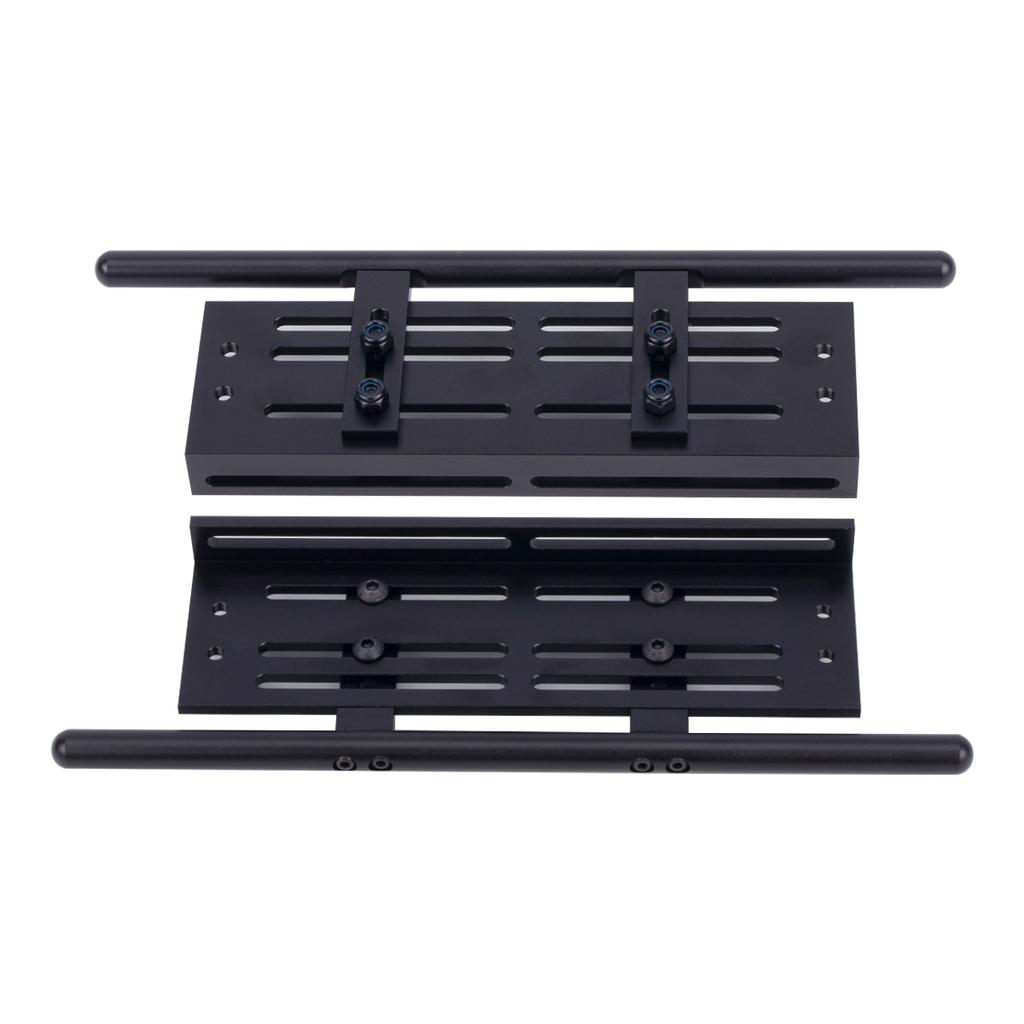 2 Pcs Aluminum Alloy Rock Sliders Adjustable Side Step Armor for 1/10 RC Crawler Car SCX10 I II TRX4 Wrangler Upgrade Parts