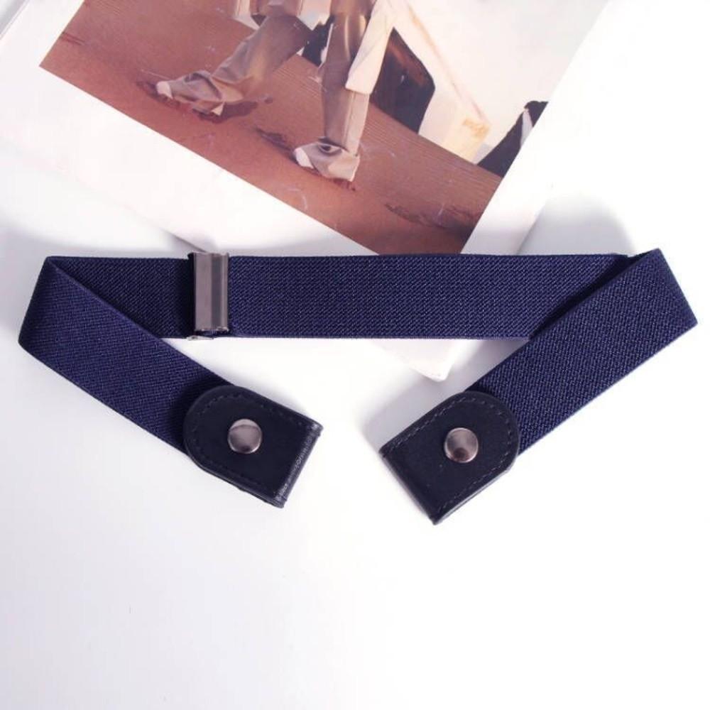 Easy To Wear Invisible Belt Canvas Adjustable Buckle-Free Belts Stretch Elastic Comfortable Elastic Waist Band for Women Men