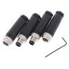 1Pc M8 Sensor Connector 3/4 Pin Male/Female Straight Angle Plug