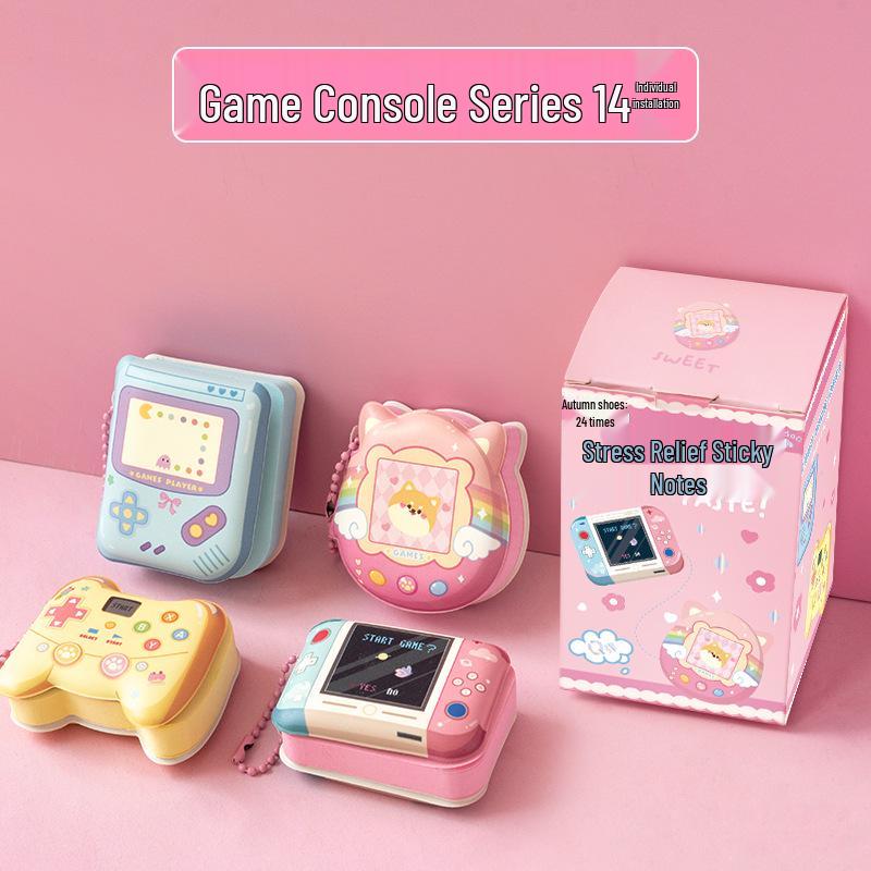 Mini Bean Decompression Sticky Notes: Cute Pocket-Size Pinch Memo Pad