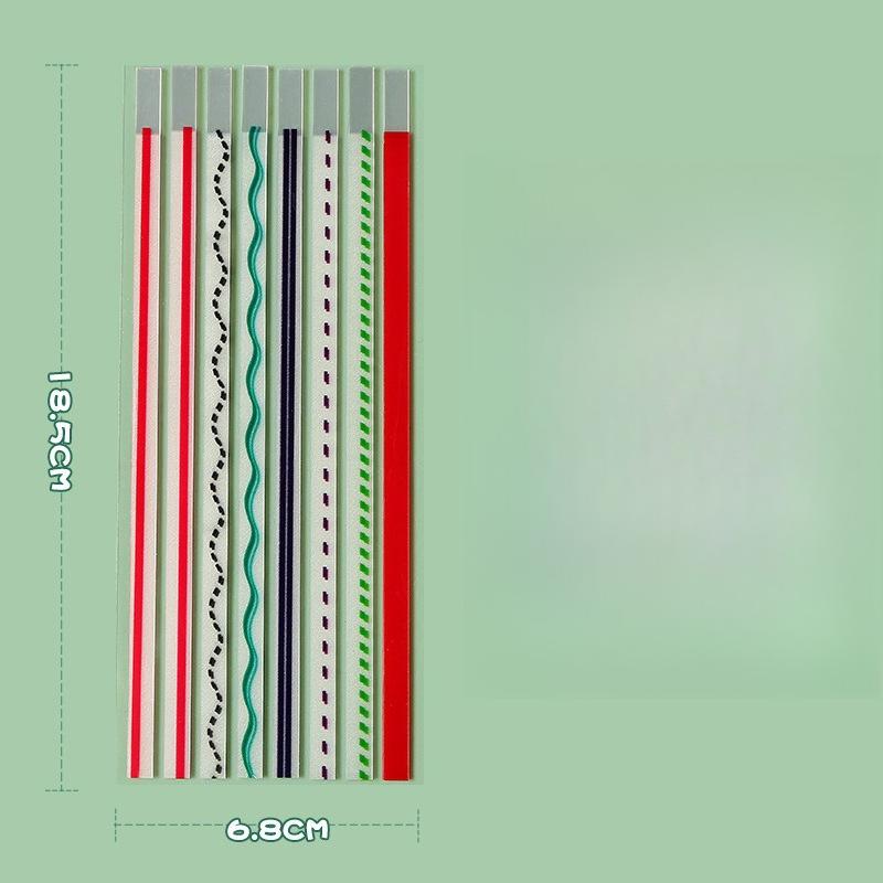 160Pcs Transparent Highlighter Tape Removable Sticky Tabs Morandi Neon Clear Sticky Notes Aesthetic Office School Supplies