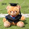 Luxury Gift Packaging Bear Personalized Graduation Gifts 2026 for Her, Cute Teddy with Embroidered Gown Award And Cap, Soft Plush Mascot College High