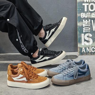Erkek Klasik Moda Düşük Üst Kaykay Nefes Kanvas Spor Ayakkabıları Öğrenciler Erkek Erkek Trend Rahat Yumuşak Taban Koşu Spor Ayakkabıları