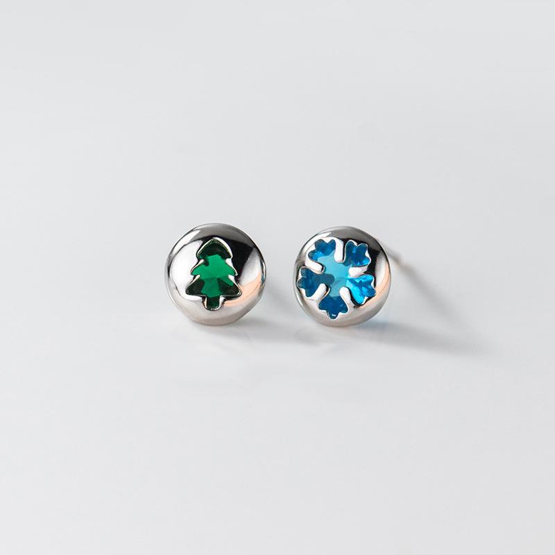 

Асимметричные серьги-пусеты в виде снежинок для рождественской елки - Милый, Симпатичный, Мини-дизайн