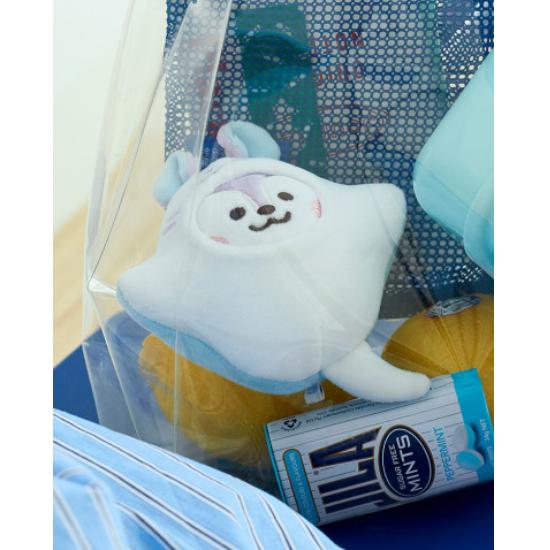 

Брелок для ключей с мини-куклой BT21 Baby Ocean Friends MANG