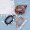 10/100pcs Clear EVA Zipper Bags Resealable Jewelry Pouches Anti Tarnish Storage for Bracelets Necklaces Beads