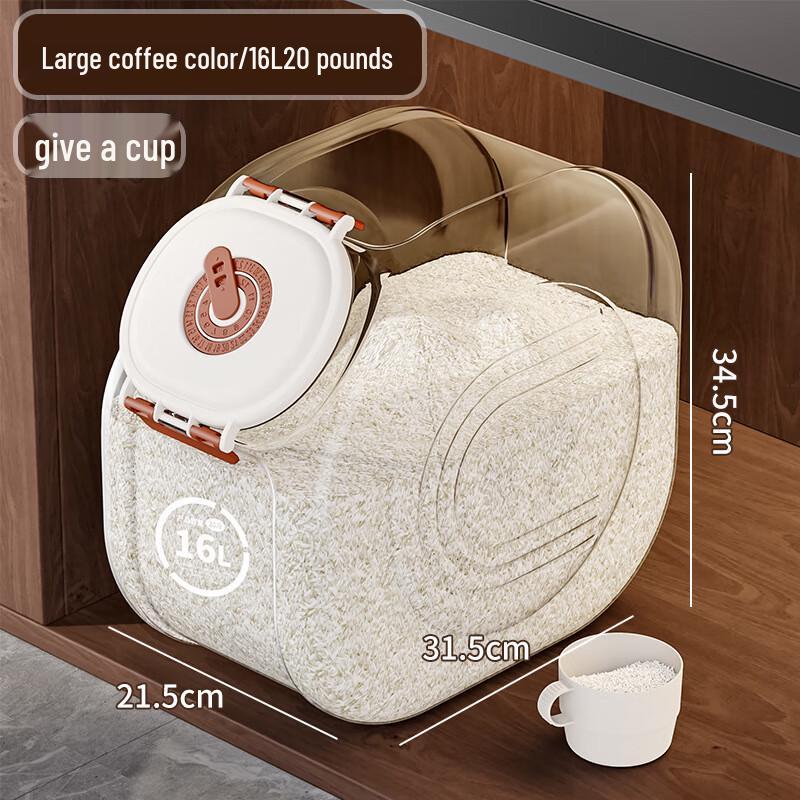 Transparent Grain Storage Container