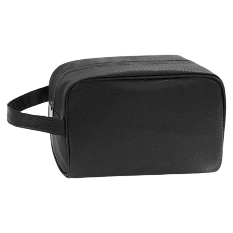 Travel Toiletry Organizers With Multiple Pockets Waterproof PU Materials For Men's Daily Use