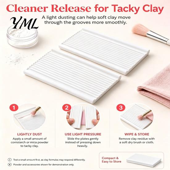 Miniature Bead Forming Mold 4Pcs Clay Gel Ball Roller Maker Tool, 2mm 3mm 4mm 5mm Roller, Ceramic Shaping Device Molds for DIY Earring, Flower Jewelry