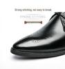 Men's British Style Pointed Toe Leather Brogue Loafers - Formal & Casual Wear