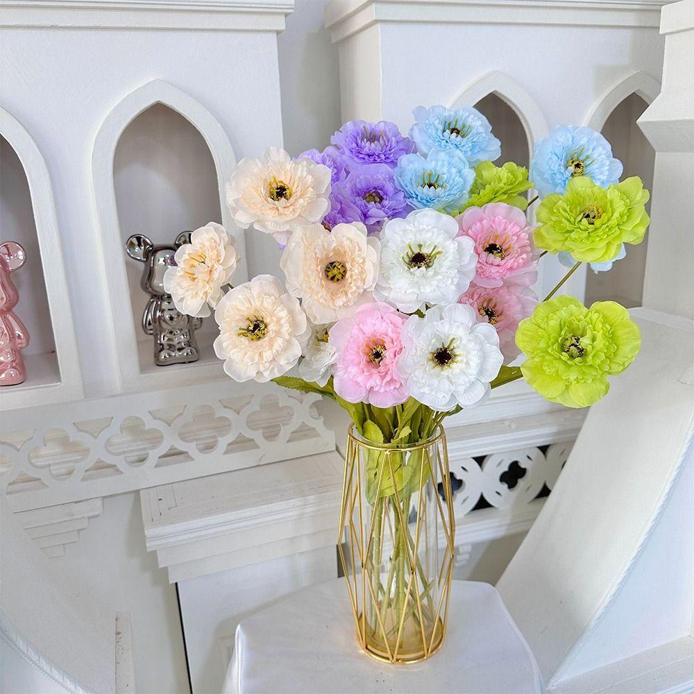 Soft Texture Artificial Flowers Romantic Color Wedding Decor New Christmas Decor  Wedding Hall