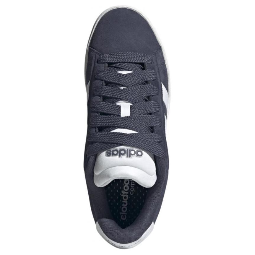 Adidas Grand Court Comfortable Versatile Non-Slip Durable Low-Top Sneakers Unisex Sneakers Blue JH7233