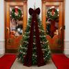 Large Red Bow Tree Topper, Christmas Bow for Tree, Hotel and Mall Decoration