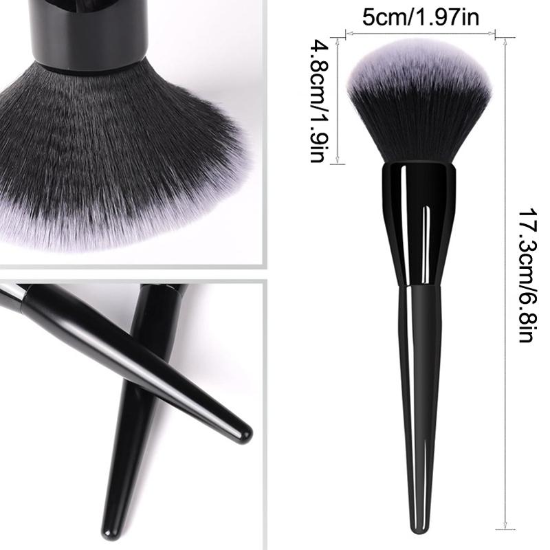 

1 шт. Кисть для нанесения макияжа высокого класса, многофункциональная, для лица, мягкая, инструмент для макияжа, ультрабольшая кисть для рассыпчатой пудры