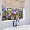 Flower Pattern Glass Window Electrostatic Stickers Privacy Door and Window Wterproof Decals Anti-collision Home Decoration