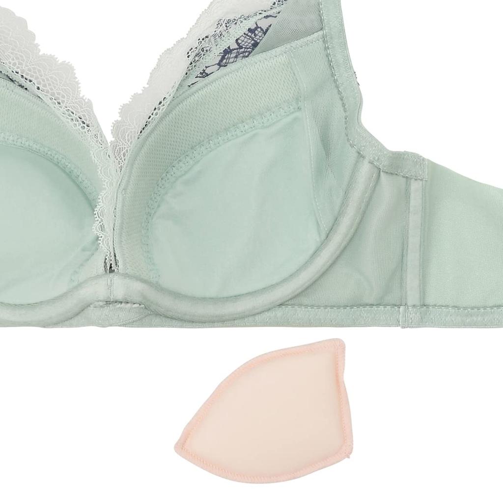 Style by Triumph Charming Glamor Slimline Deep V Tulle M001 B65 Amo's Bra, Veil, Women's, (Vanilla),