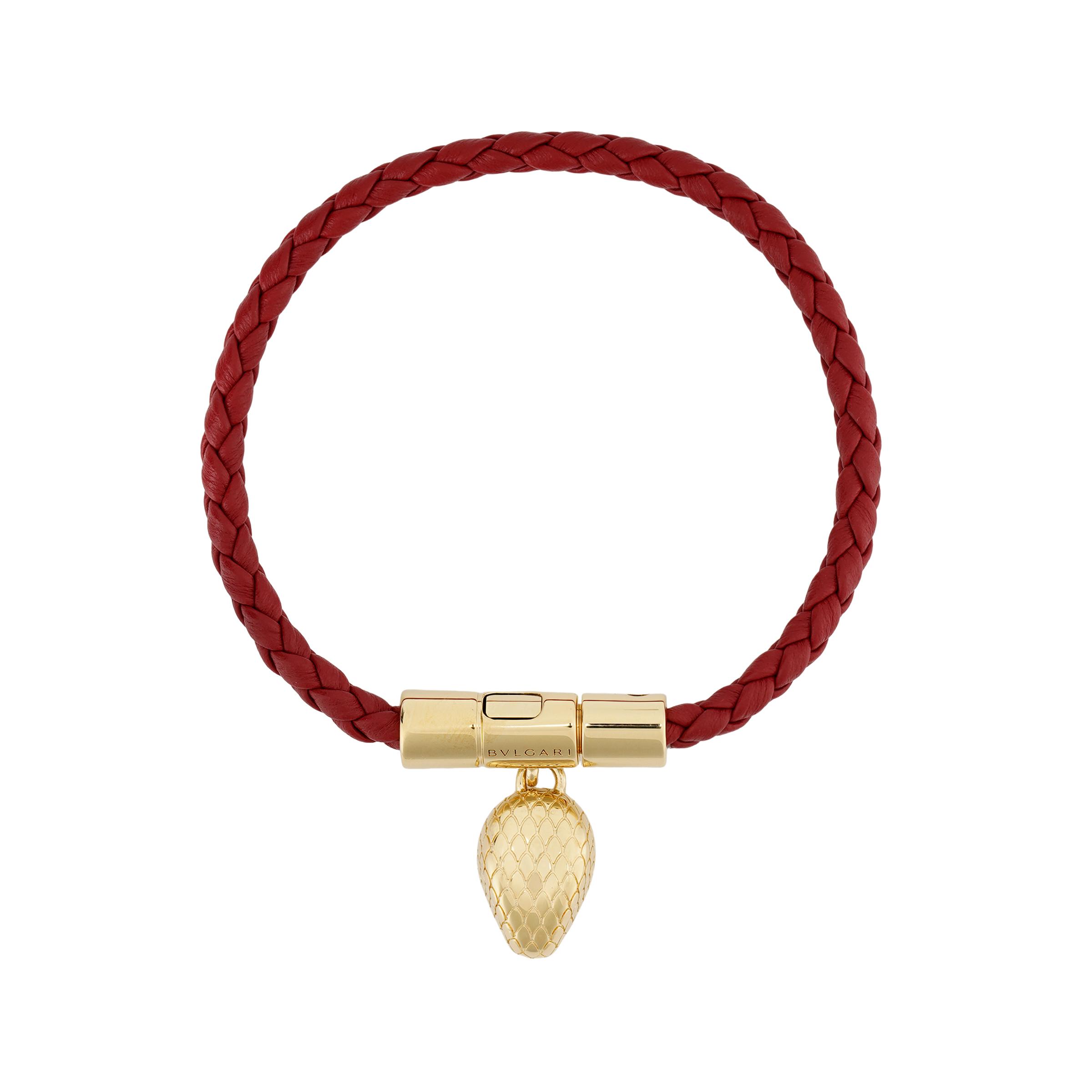 

Bvlgari Logo Design Bracelet Couple Style Unisex bracelet Red 294629 Box,Warranty (2025),S