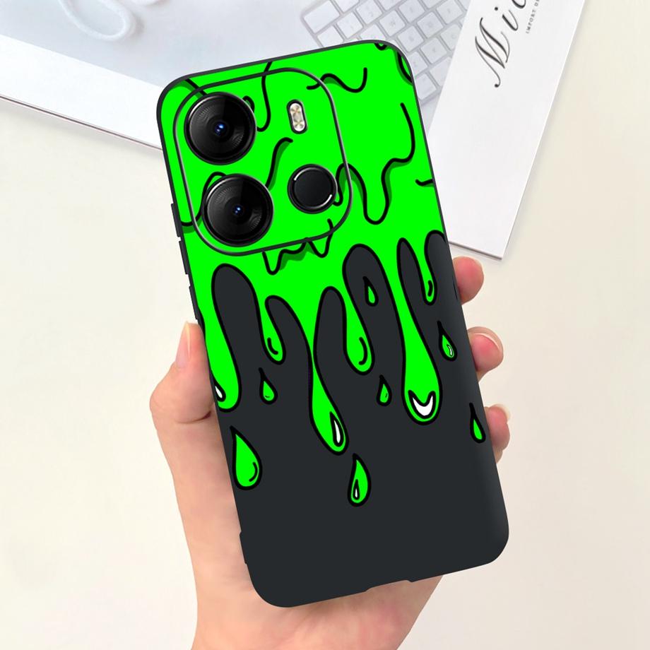 For Tecno Spark GO 2023 Case Stylish Fashion Soft Silicone TPU Housing Capa For Tecno Pop 7 Pro Pop7 Coque Pop7 BF6 BF7 Bumper