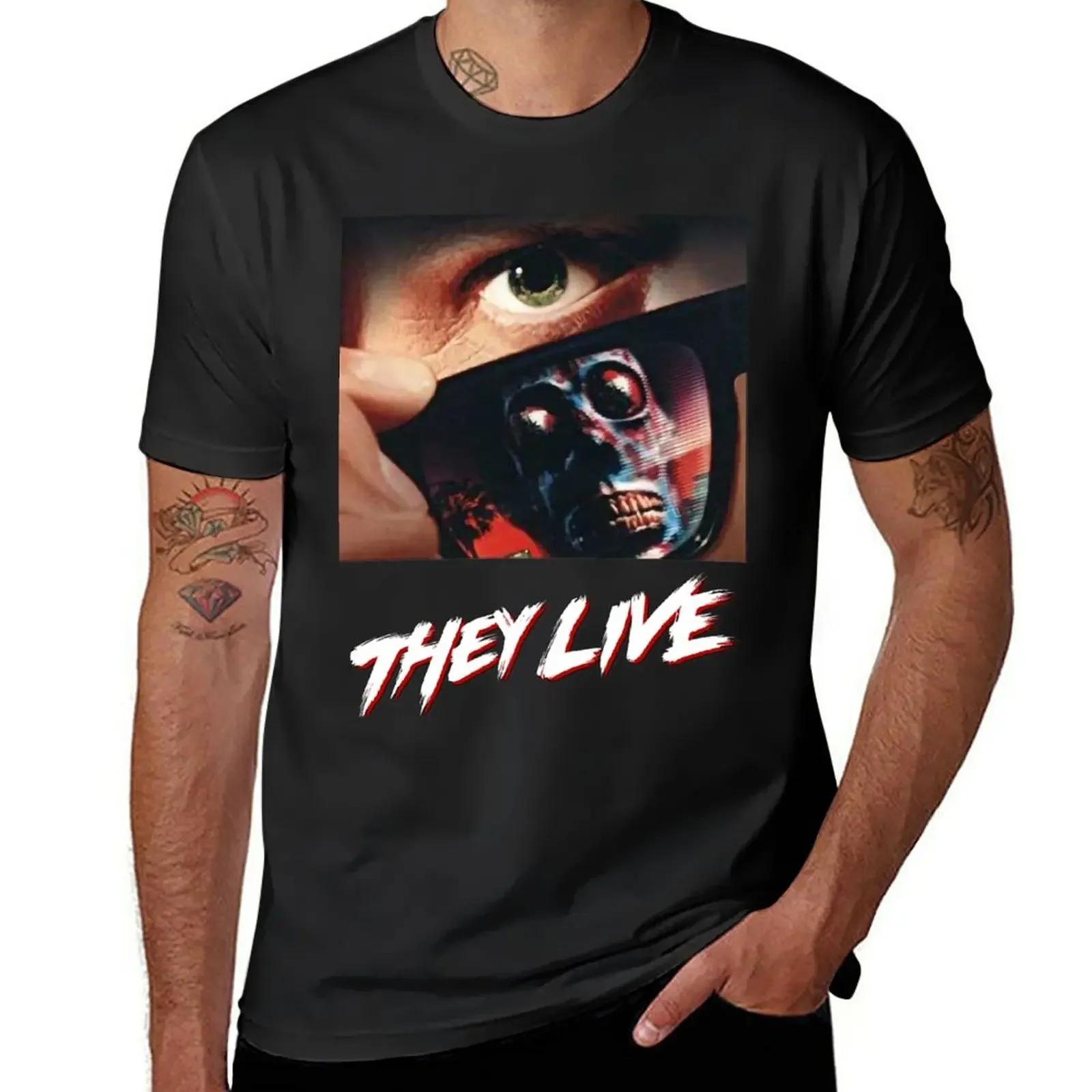 

They Live TShirt cute clothes kawaii clothes mens graphic tshirts funny 4XL