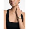 Michael Kors Mini Bryant Pavé Logo Gold-Tone Watch MK7540