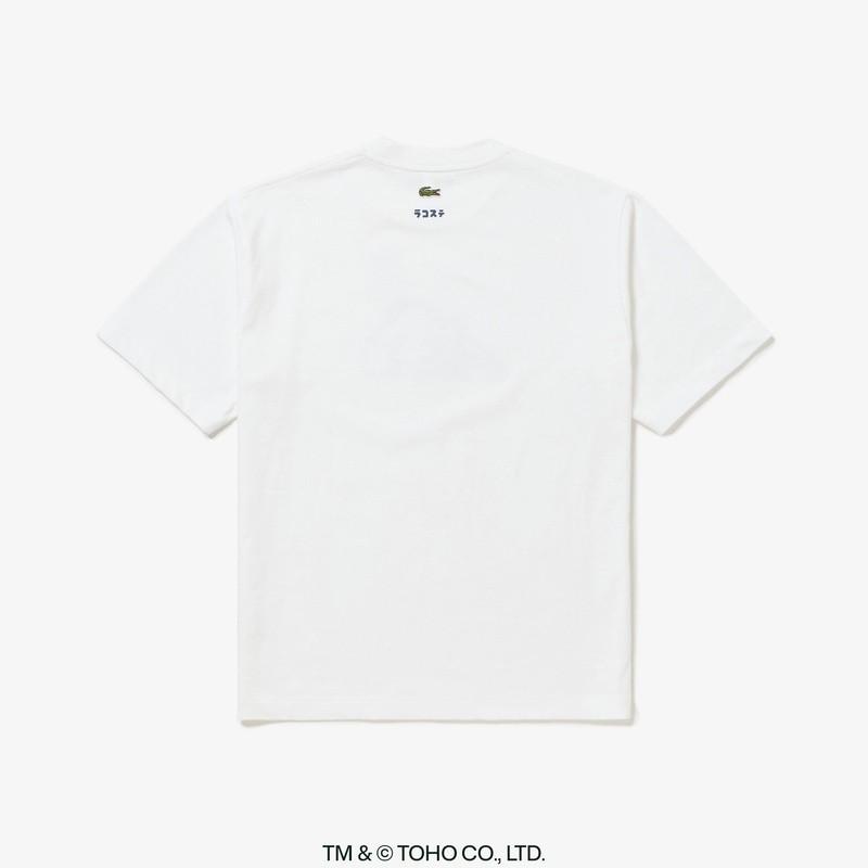 LACOSTE X GODZILLA 2.0 T-Shirt Size 6 XL White Japan Limited Head