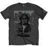 John Lennon Skyline Slim Fit T-shirt Large Grey Unisex T-Shirt