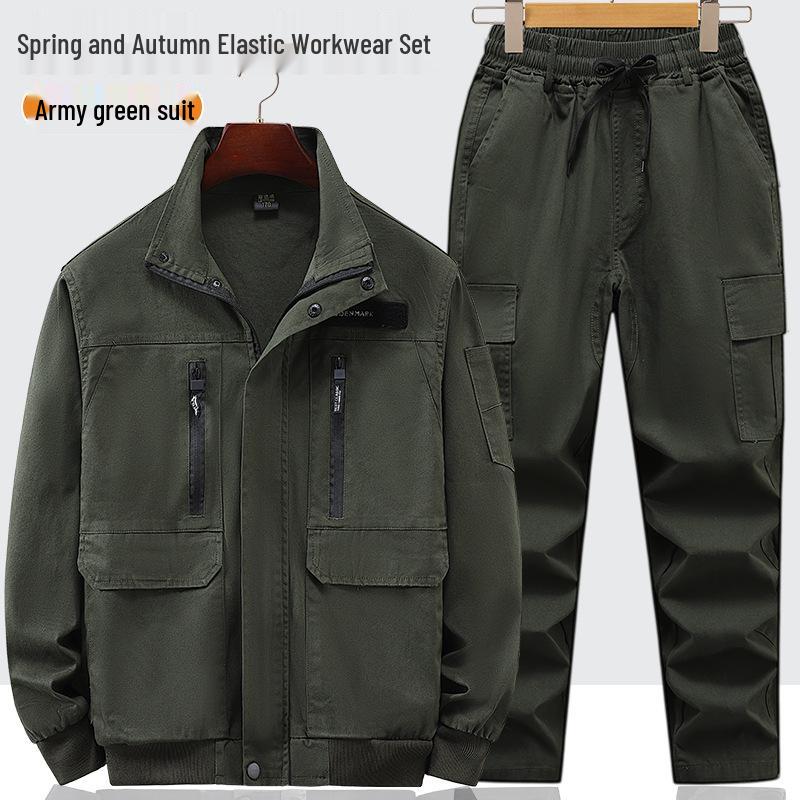 

Men s Season-Adaptable Elastic Camouflage Workwear: Polyester-Cotton, Durable Labor Protection Uniform for Welders & Construction Workers. 165 (recommended 50-55 kg)