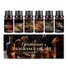 Festival Serumöl-Set, Serumöl-Diffusor, Weihnachts-Aromatherapie-Sets, Aromatherapie-Sets, 10 ml x 6 Stück