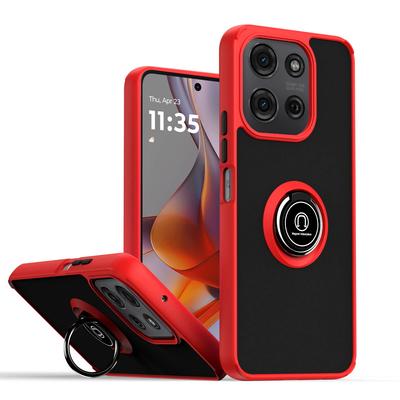 Rotatable Bracket Case for Moto G75 G55 G35 G85 G34 G24 Power G04 G84 G54 G14 G13 G23 G53 G32 G60 G30 G20 G10 Finger Ring Cover