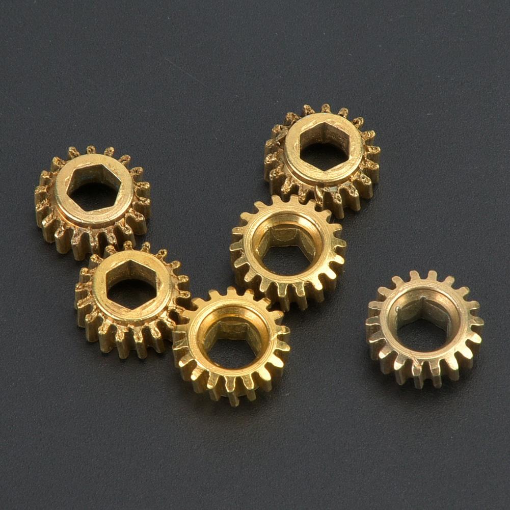 6 Pcs Classical Guitar String Tuning Peg Tuner Machine Head Gear 4mm Inner Hex Hole