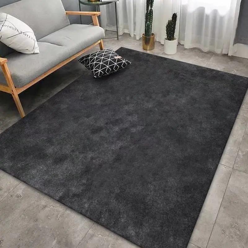 Solid Color Simple Carpet Balcony Corridor Washable Bedroom Doormat Home Decor Floor Mat Large Size Living Room Decorative Rug