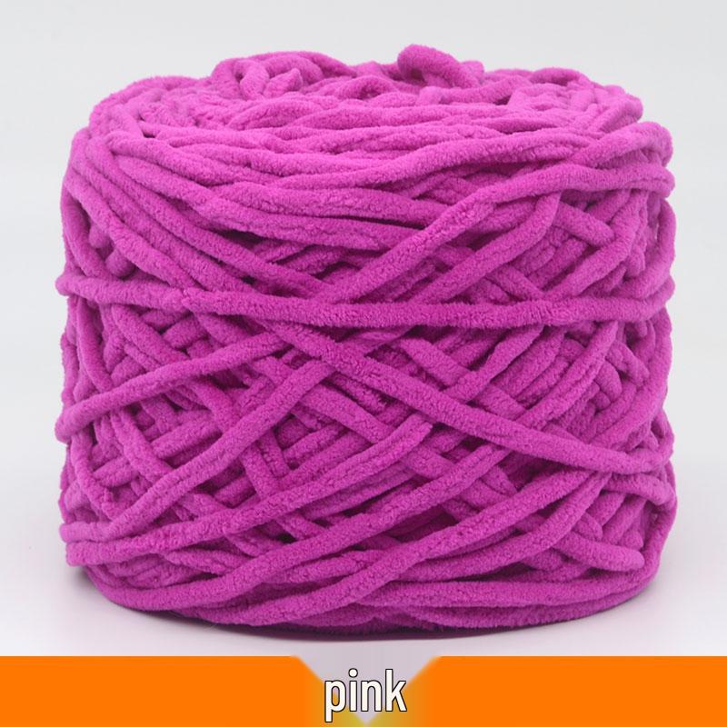 Plush Wool Yarn for Hand-Knitted Crochet Shoes & Slippers