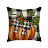 Autumn New Pumpkin Letter Linen Waist Cushion Cover Sofa Decoration Thanksgiving Bedroom Pillow Cover