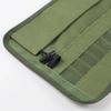 Tragbare Geschirr-Aufbewahrungstasche Oxford-Gewebe 13 Fächer Organizer-Beutel Roll-Up-Stil Besteck-Aufbewahrungstasche für den Außenbereich Camping