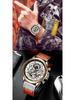 Curren 8380 Men's Waterproof Multifunction Sports Quartz Watch with Leather Strap and Calendar.