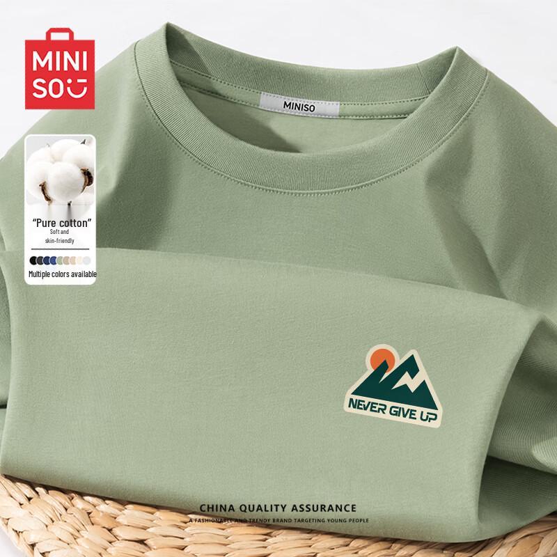 MINISO Men s American High-Street Style Long Sleeve T-Shirt M