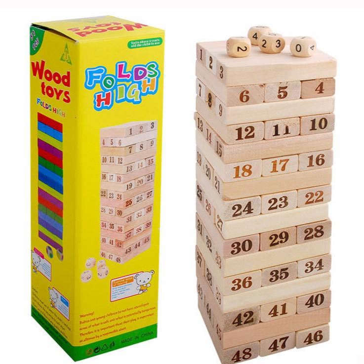 Wooden Number Stackers Toy With Diy Fun For Kids Educational Development