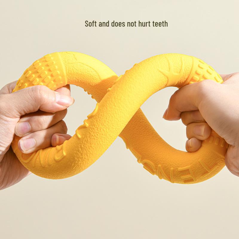 Meianju Bite-Resistant Floating TPR Frisbee Dog Training Toy