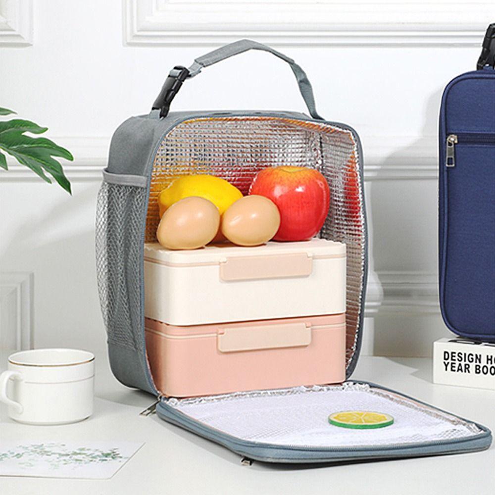 Large Capacity Lunch Bag Reusable Lunch Pail Meal Bags Thermal Insulated Lunch Box  Kid