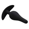 Cheerful Anal Plug Lightweight Fast Adaptation Black Prostate Massager Butt Stimulator Plug for Bedroom