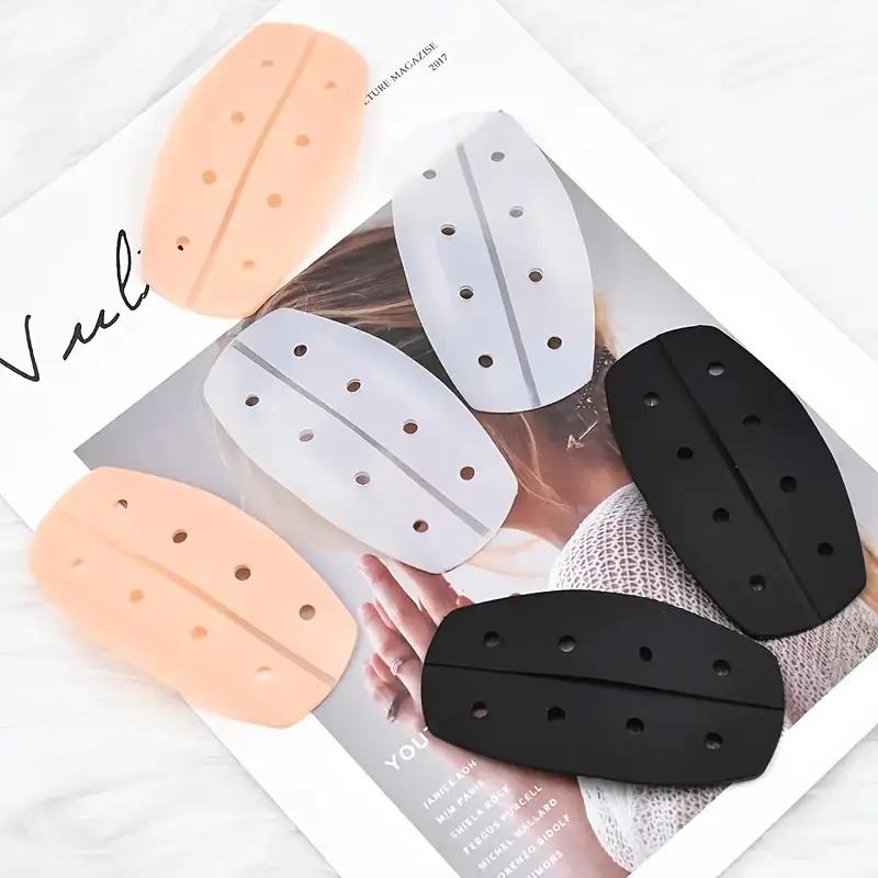 6pcs Silicone Shoulder Pads, Soft Non-Slip Bra Strap Cushions for Women's Lingerie