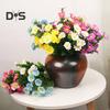 Outdoor Artificial Daisies Flowers Fake Flowers for Indoor UV Resistant Waterproof Realistic Faux Flower Bouquets Outside Hanging Plants Garden Porch