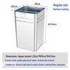 Thickened Galvanized Square Trash Can Liner
