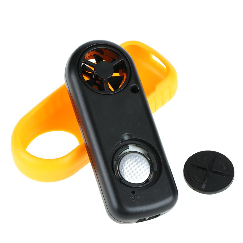 Portable Digital Anemometer Wind Speed Gauge Air Flow Speed Temperature Meter Thermometer
